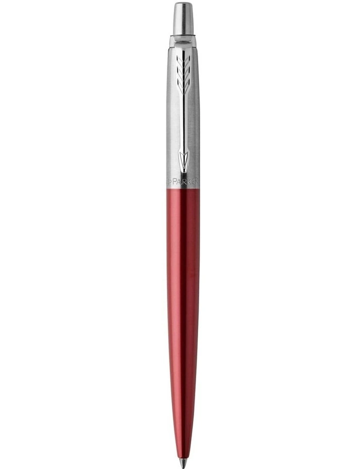 Parker Jotter Kensington Red Chrome Trim Ballpoint Pen