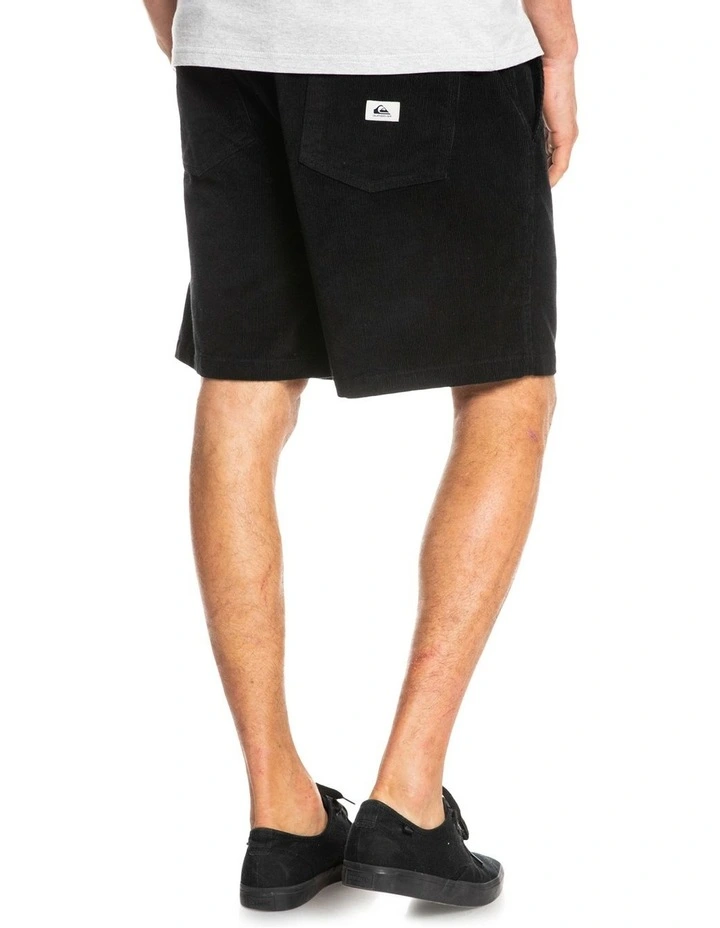 Taxer Cord Shorts In Black