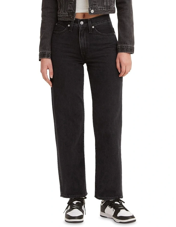 '94 Baggy Jeans in Black Stonewash
