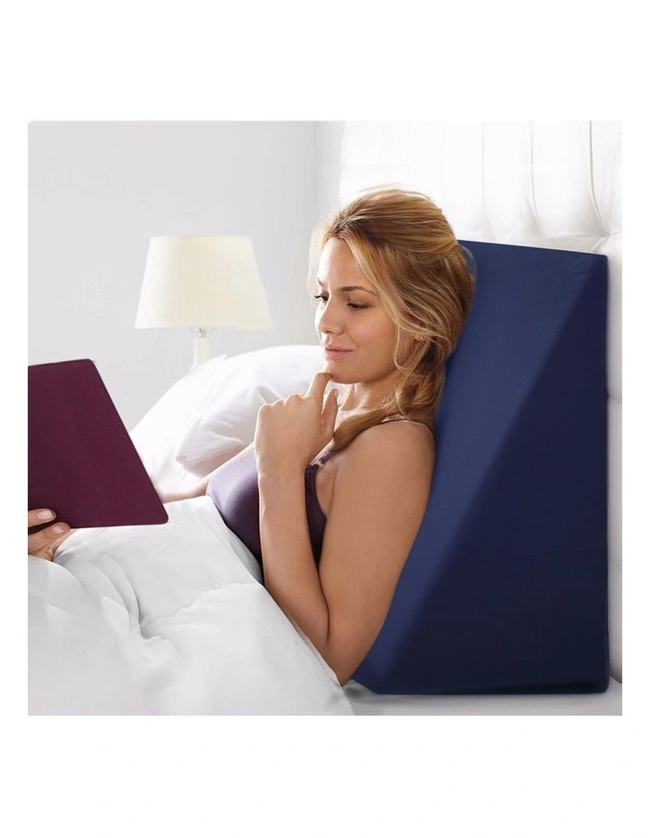 Wedge Pillow in Blue