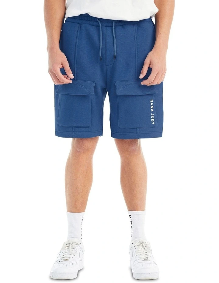 Saint Track Short in Ocean Blue