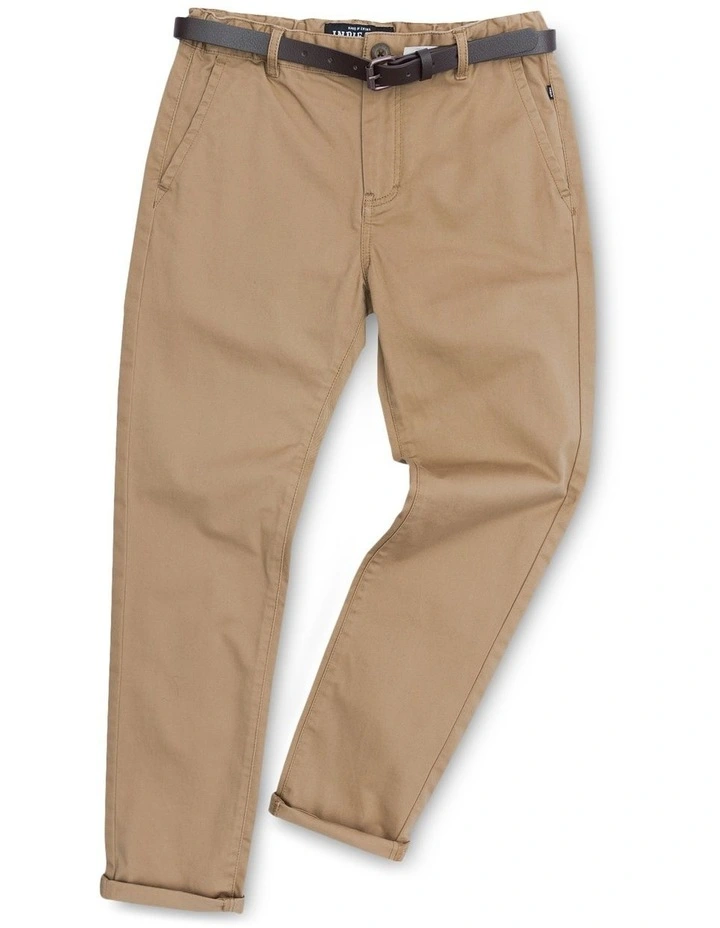 Cuba Stretch Chino (8-16 years) in Caramel