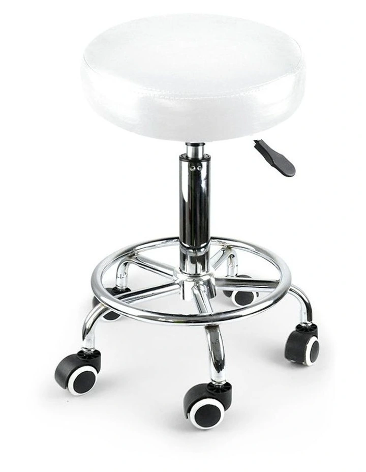Hairdressing Stool Barber Chair 2x in White