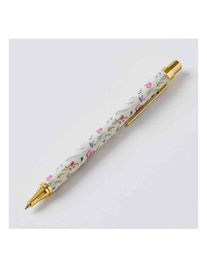 14cm Metal Pen with Gift Box in Wild Flower