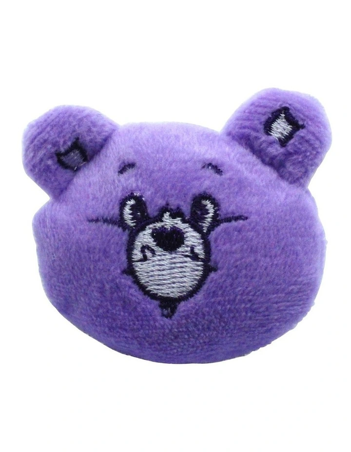 Pom Pom Hair Clips 2 Pack in Purple & Pink