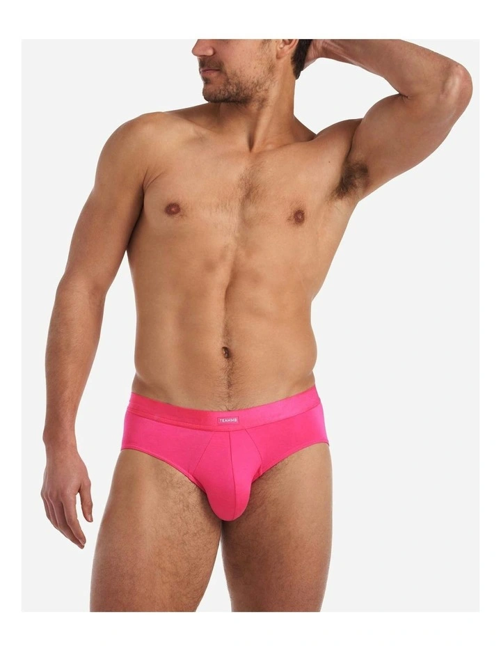 You Bamboo Brief in Honeysuckle Pink