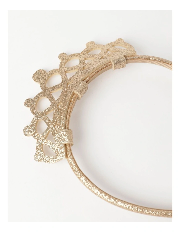 Tiara Headband in Gold