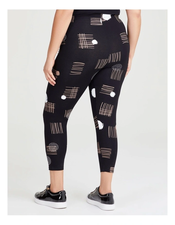 Natural Neutral Shift Legging in Print