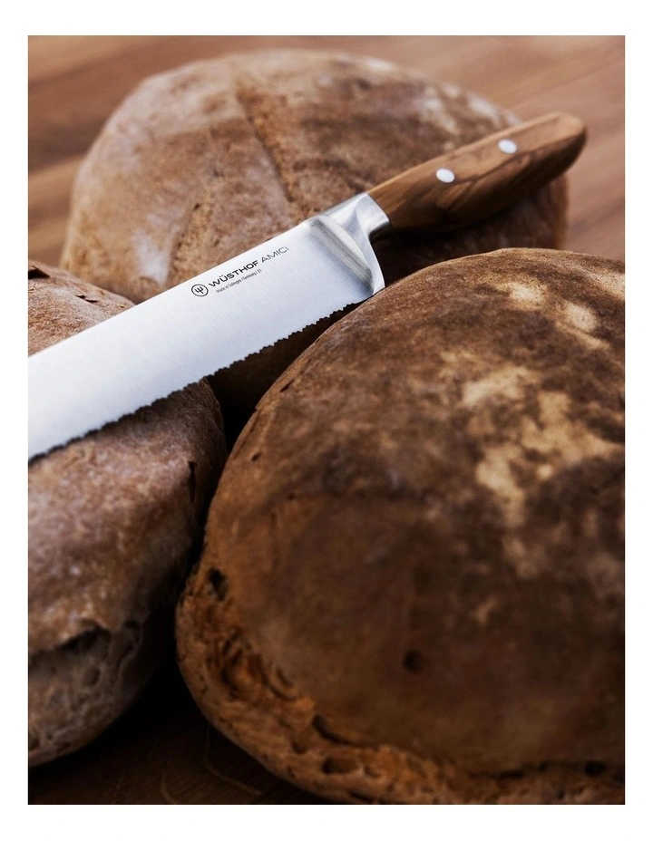 Wusthof Amici Double-Serrated Bread Knife 23cm