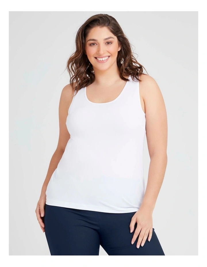 Luna Base Cami White