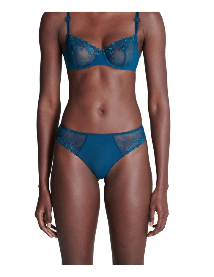 Delice Thong in Blue