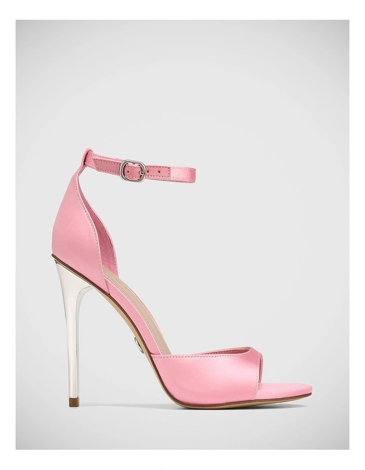 Aitken Satin Sandal in Pink