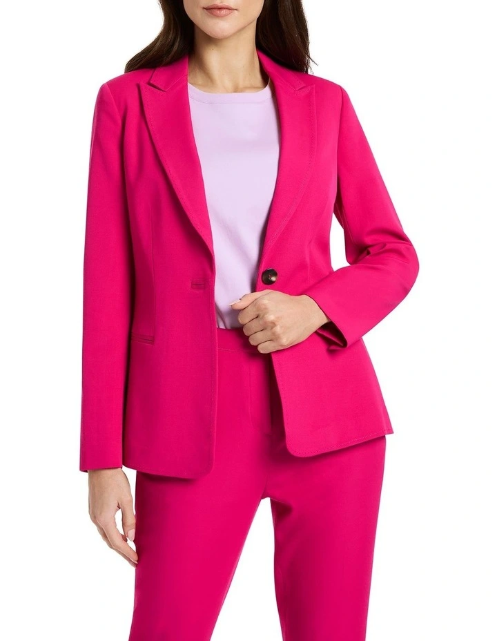 Raina Blazer in Berry
