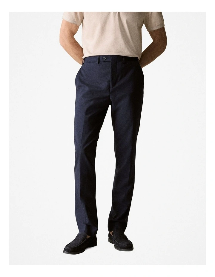 Italian Wool Ultimate Pant in Navy