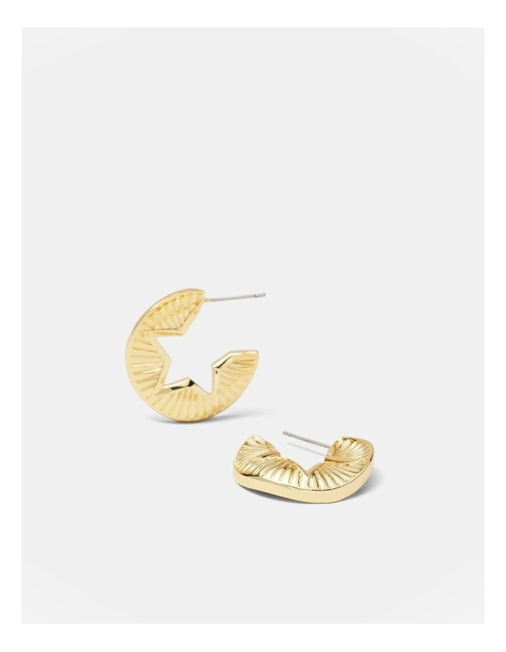Estoile Hoop Earrings in Gold