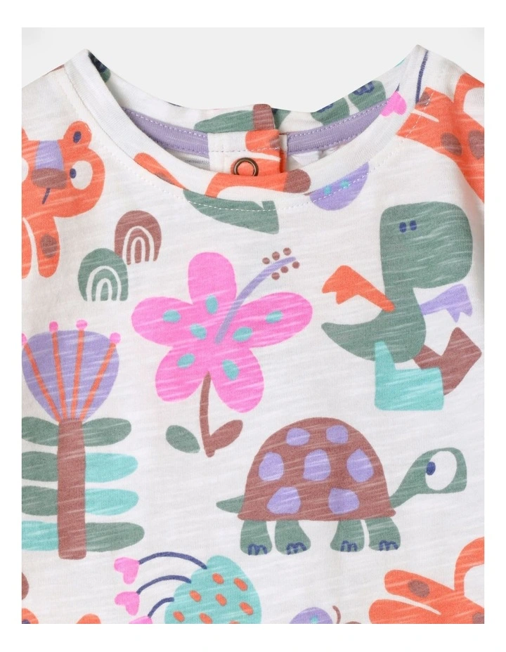Minnie T-shirt And Skirt Set in Light Purple