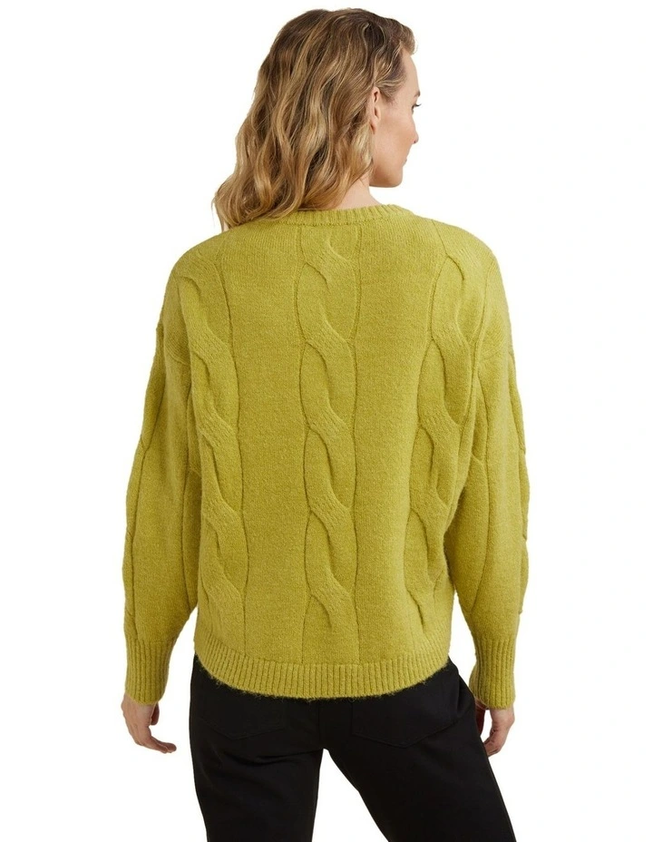 Cable Jumper in Bamboo