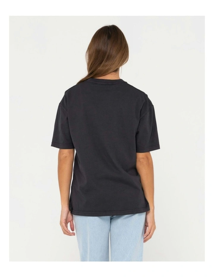 Studio Oversize Short Sleeve Tee in Black