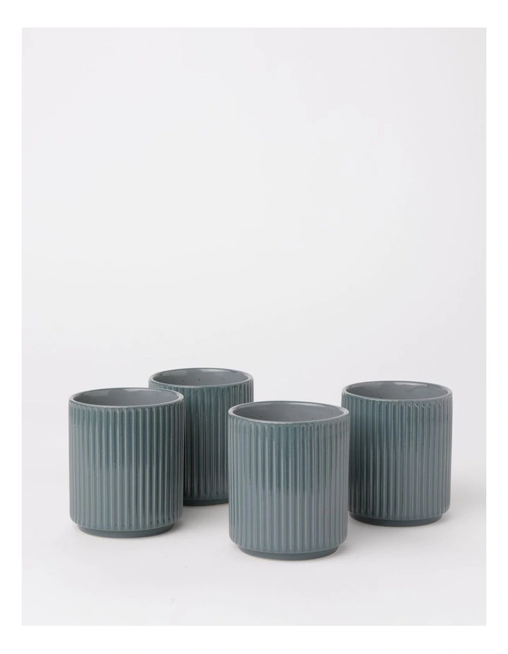 Dexter Latte Cup Set of 4 in Blue