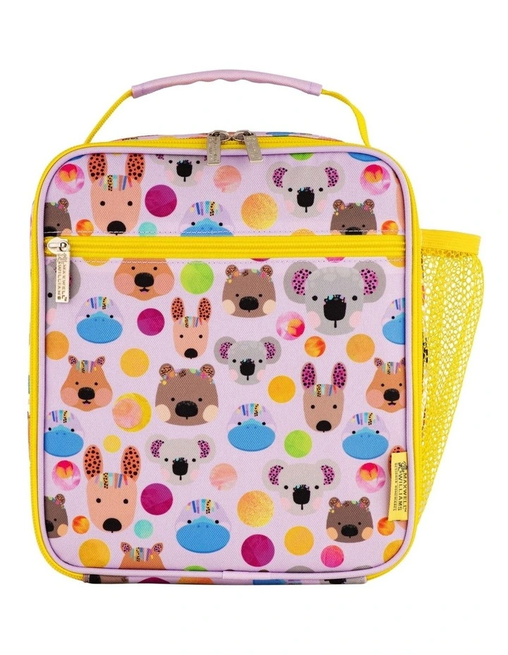 Kasey Rainbow Insulated Lunch Bag in Pink