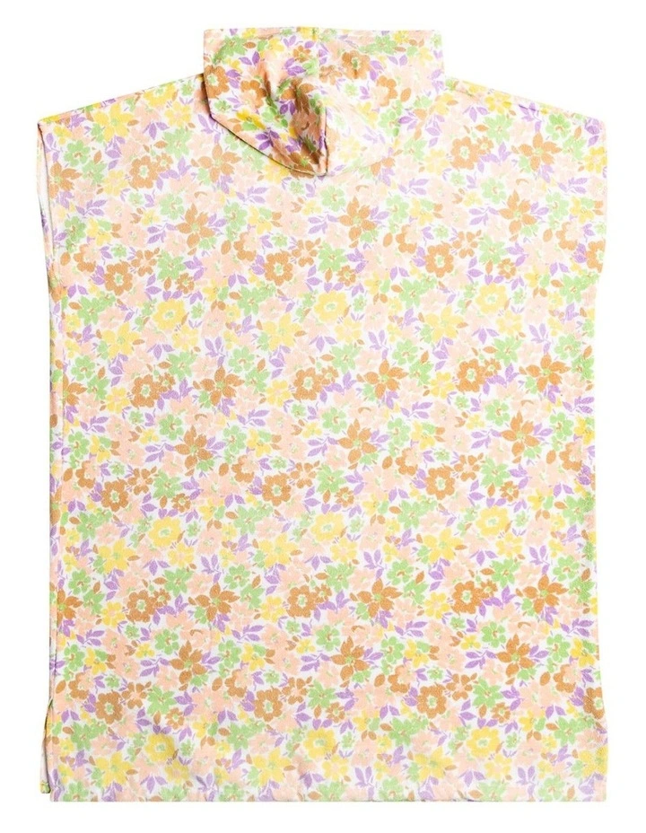 Stay Magical Poncho Towel in White Ephemera