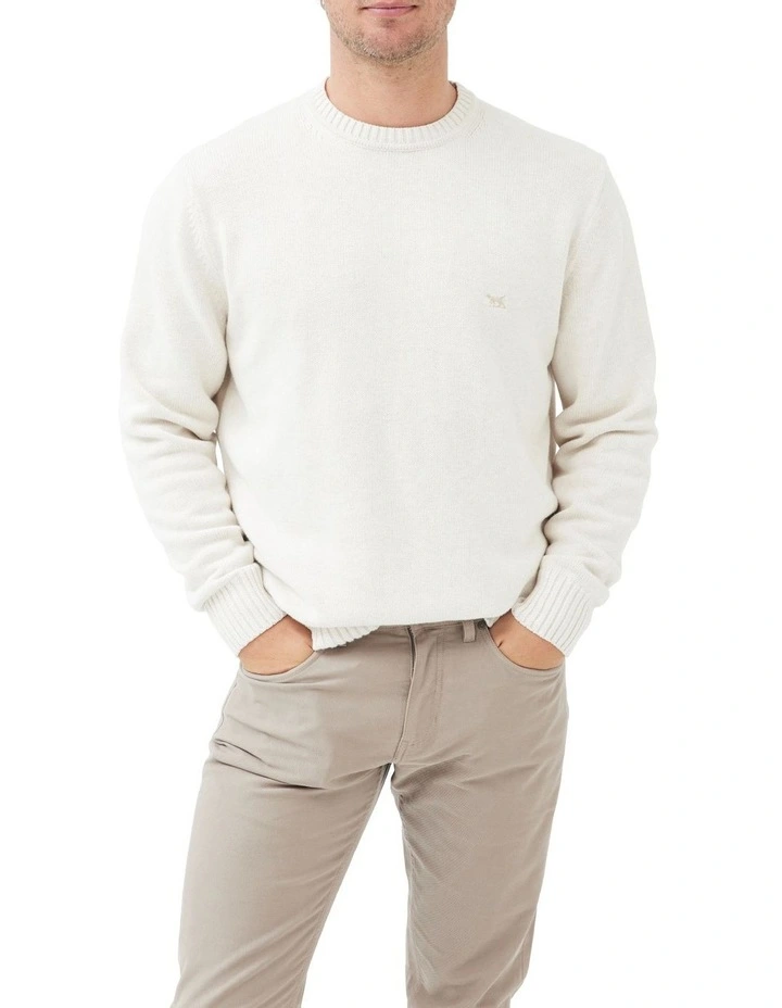 Gunn Crew Knit in Natural
