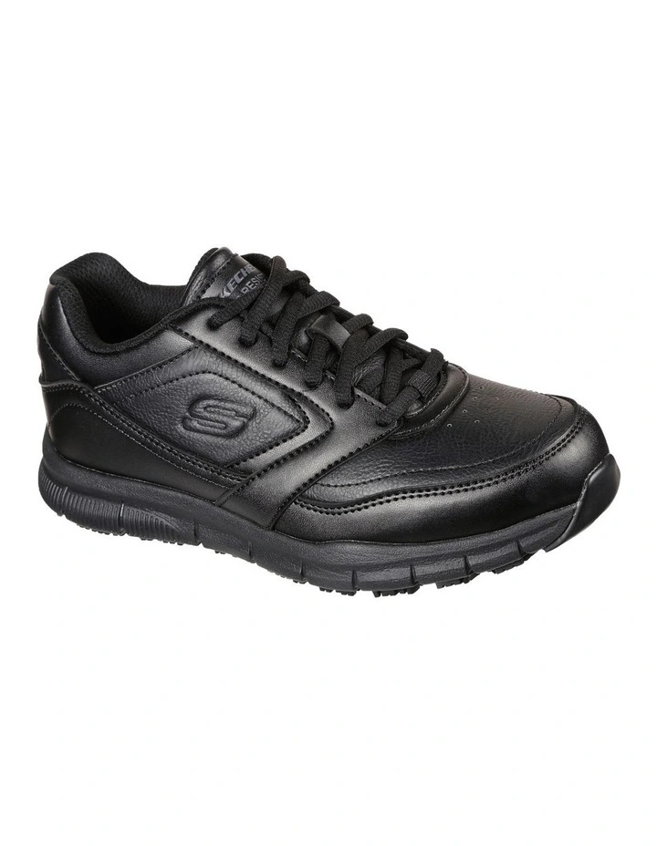 Work Relaxed Fit Nampa Shoes in Black
