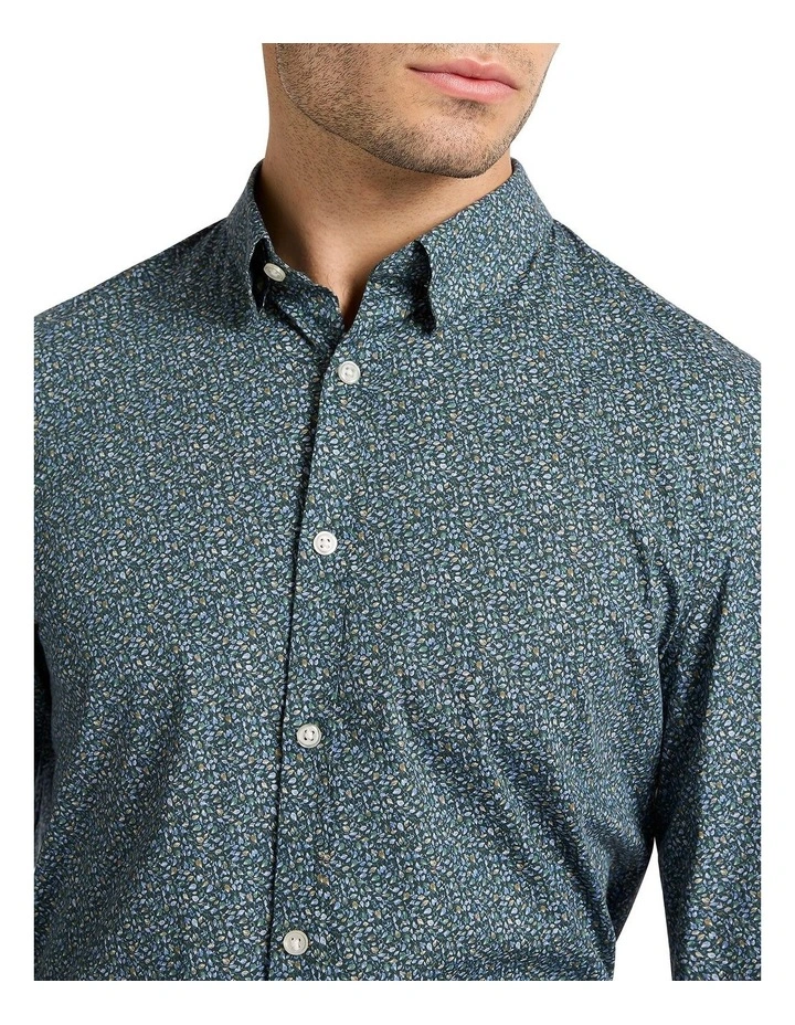 Never Tree Us Apart Shirt in Navy Multi