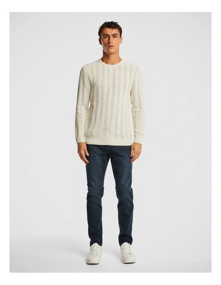 Jasper Knit Sweater in White