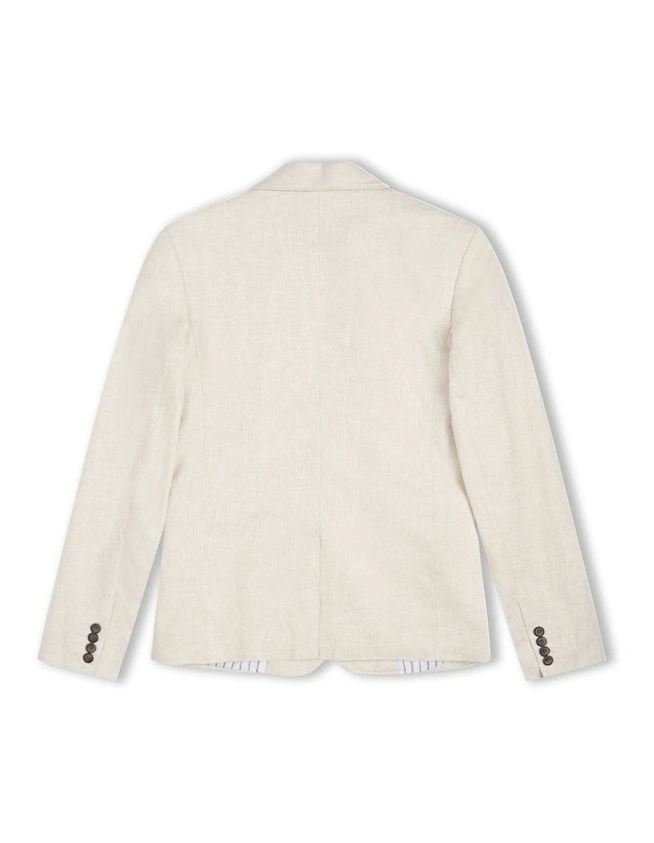 The Palermo Herringbone Blazer (3-7 years) in Lt Sand