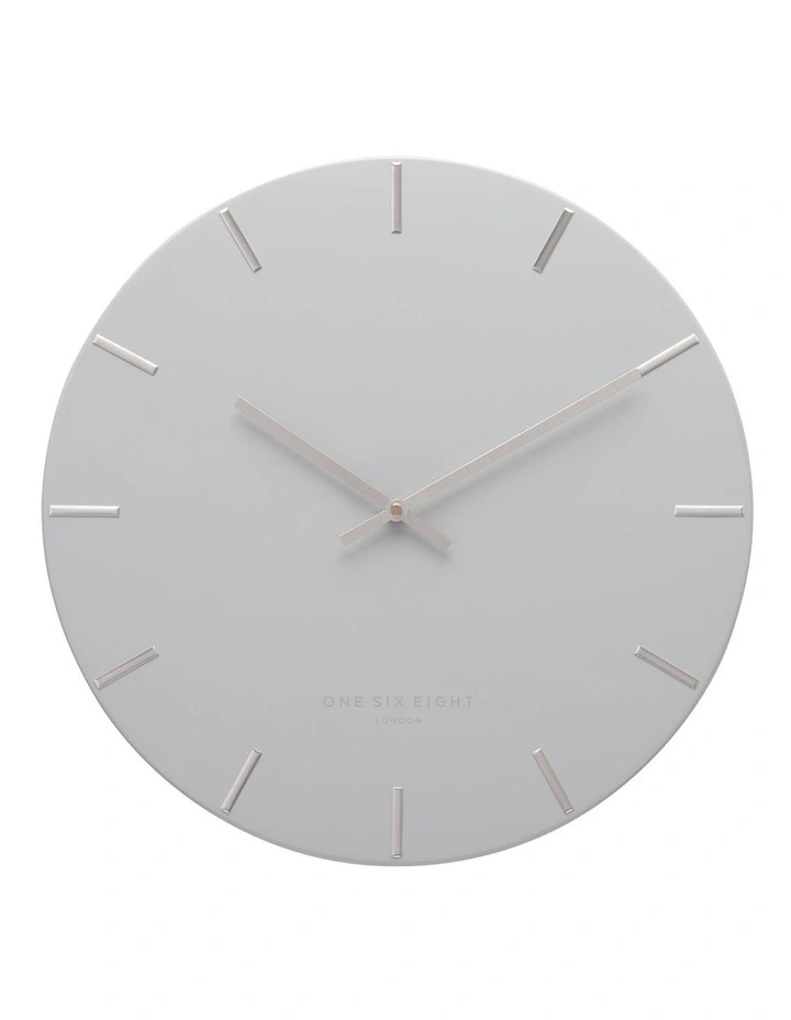 Luca Light Grey 40Cm Silent Wall Clock