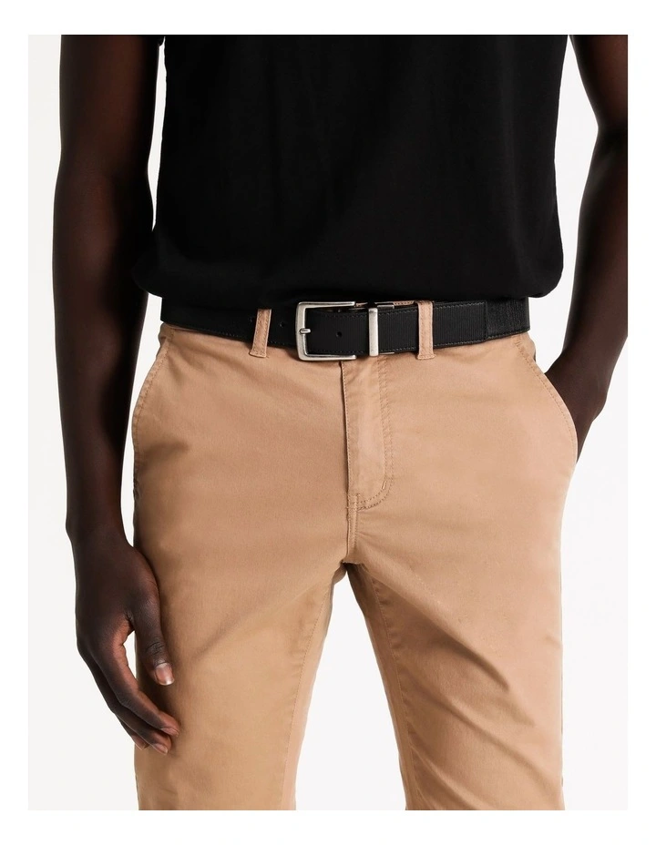 Textured Black Reversible Belt