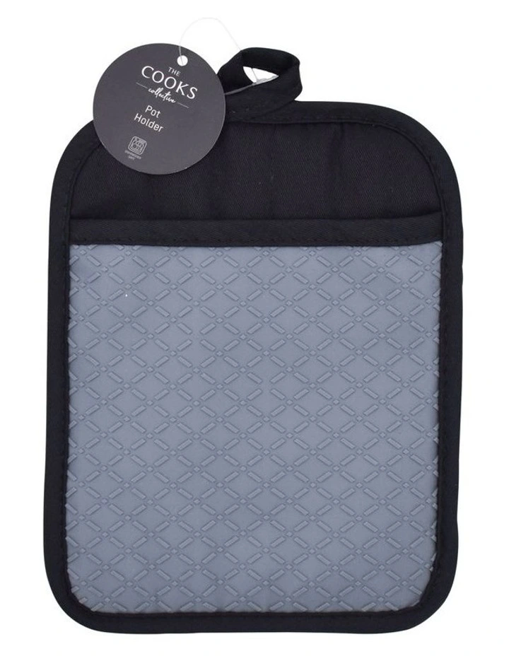 Grip Pot Holder in Black/Grey
