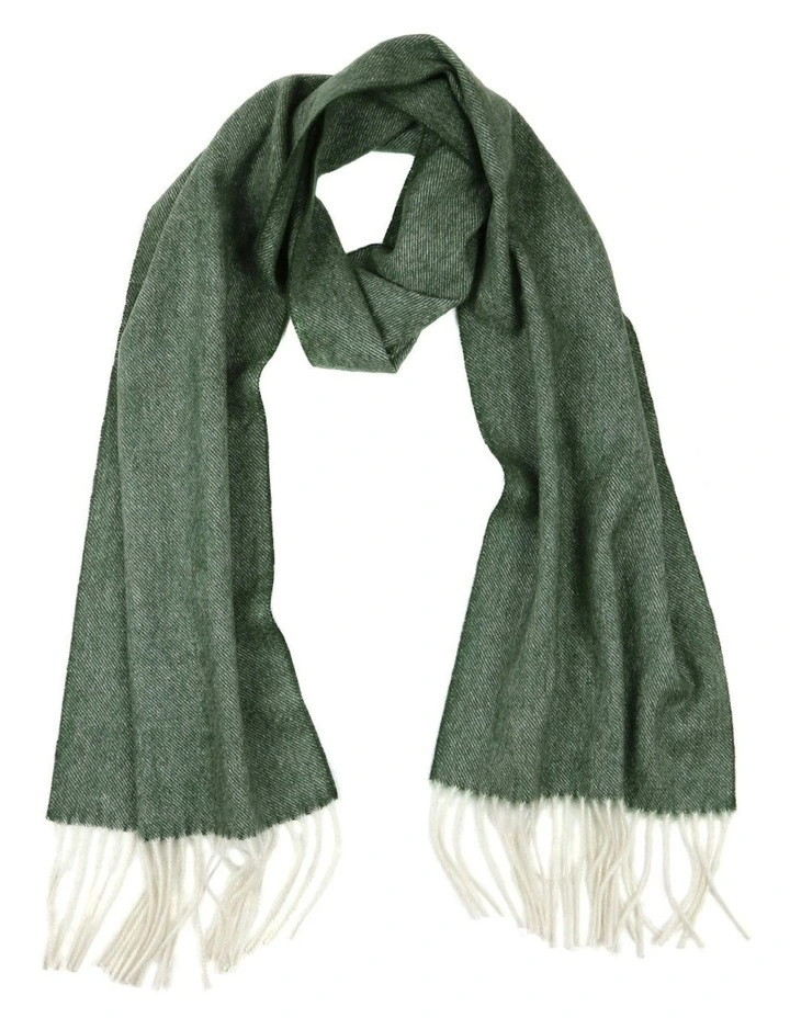 Sten Plain Scarf in Green