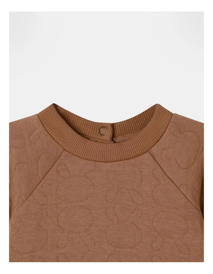 Lexi Quilted Coverall in Brown