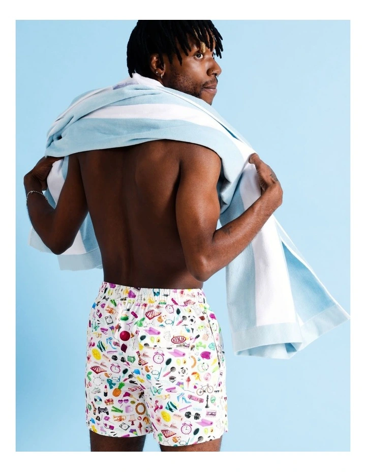 I Spy Y2K Edition Print Swim Short in Assorted