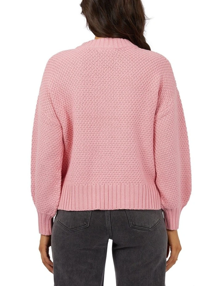 Rue Knit Sweater in Pink