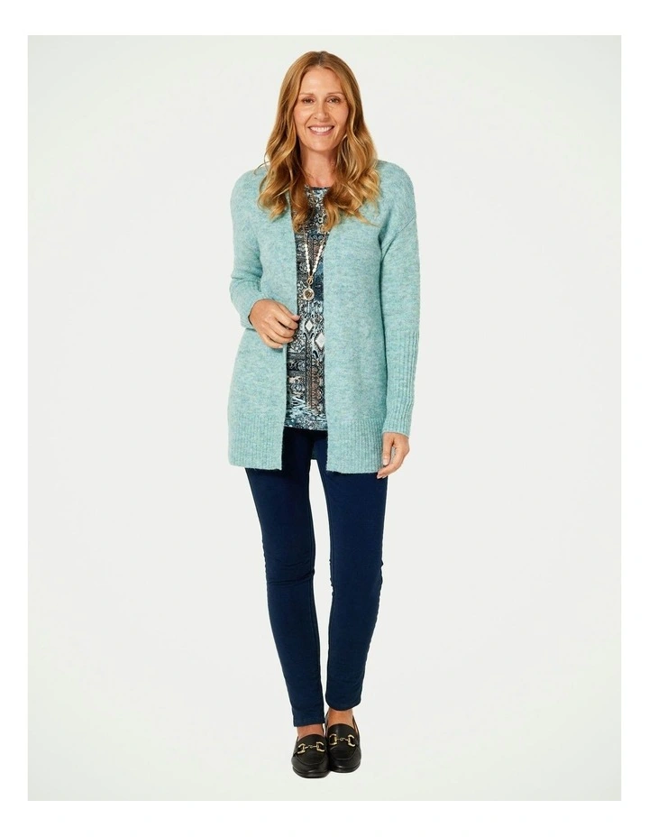 Half Rib E2e Cardigan in Sage