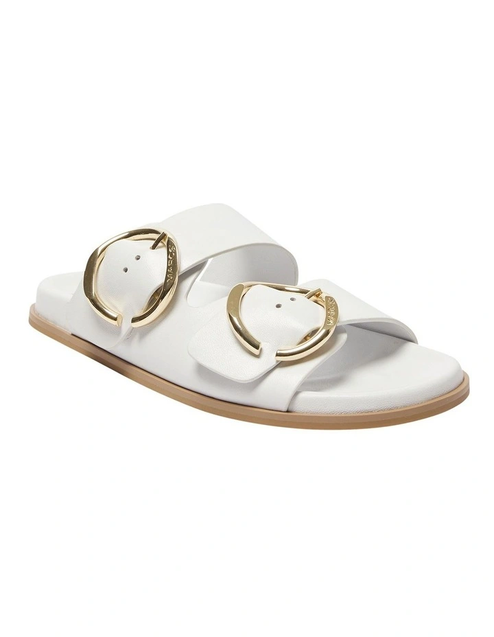 Tone Sandals in White Leather
