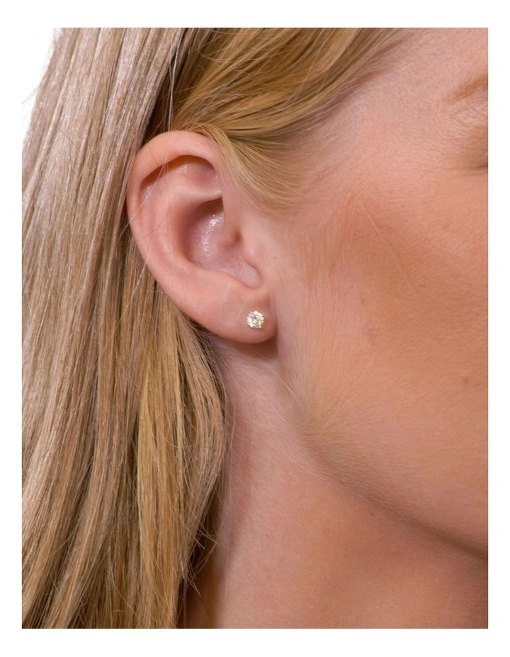 Everyday Radiance Sterling Silver Stud Earrings