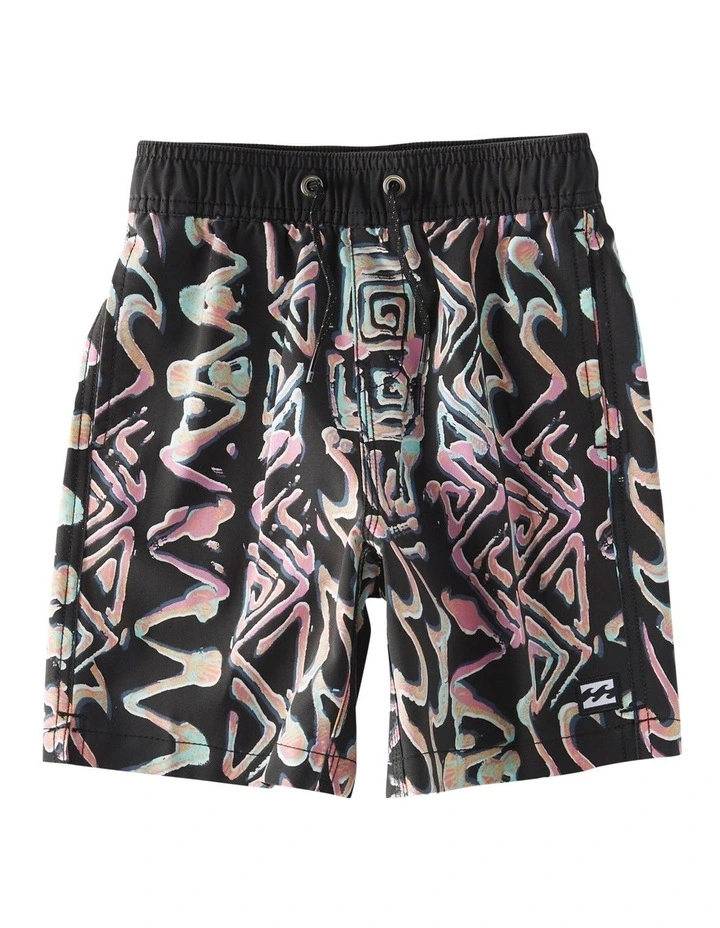 Sundays Layback Boardshorts in Asphalt