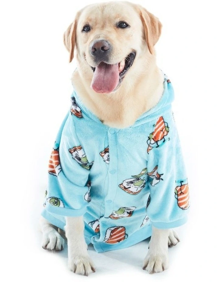 Uggo Wassup'b Dog Hoodie in Teal