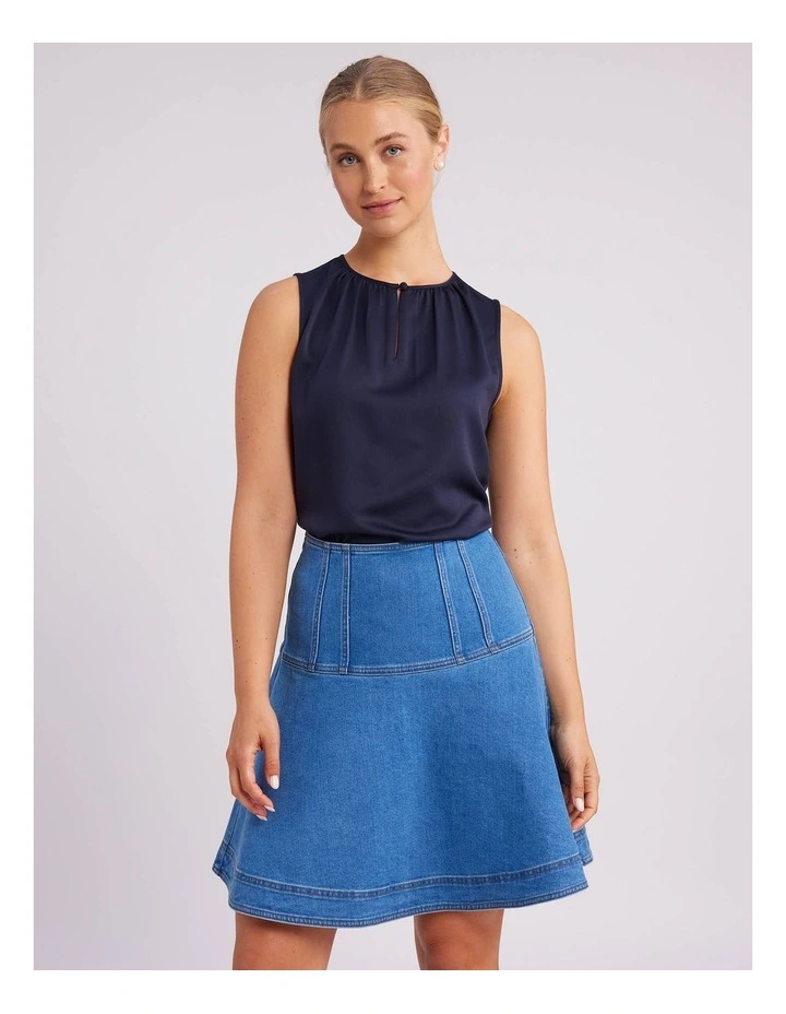 Francesca Top in Navy