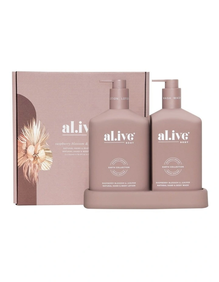 Raspberry Blossom & Juniper Hand & Body Duo Set
