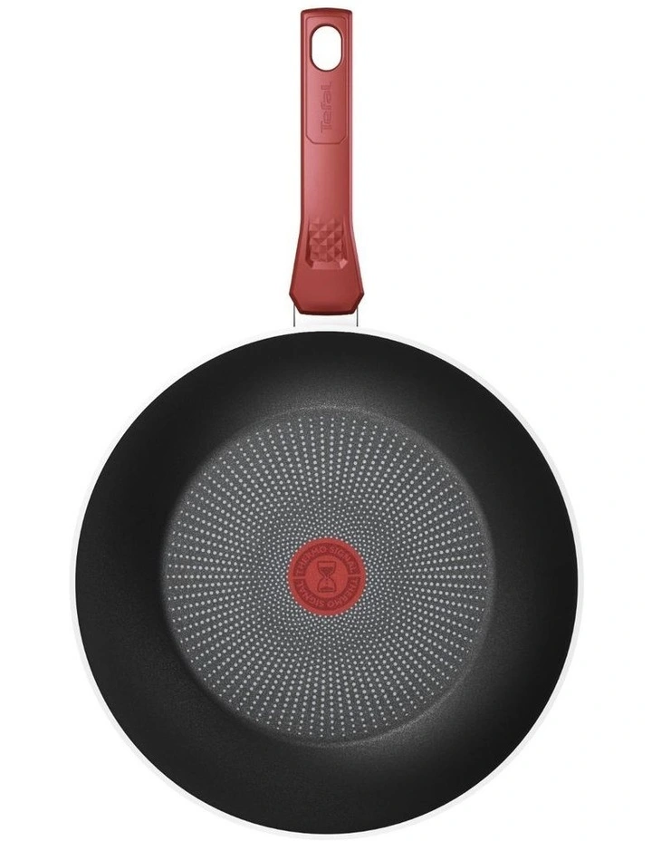 Daily Expert Induction Non-Stick Wok 28cm in Red