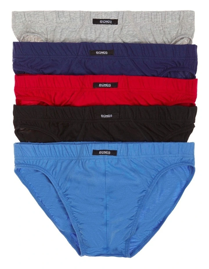 Action Brief 5 Pack in Multi