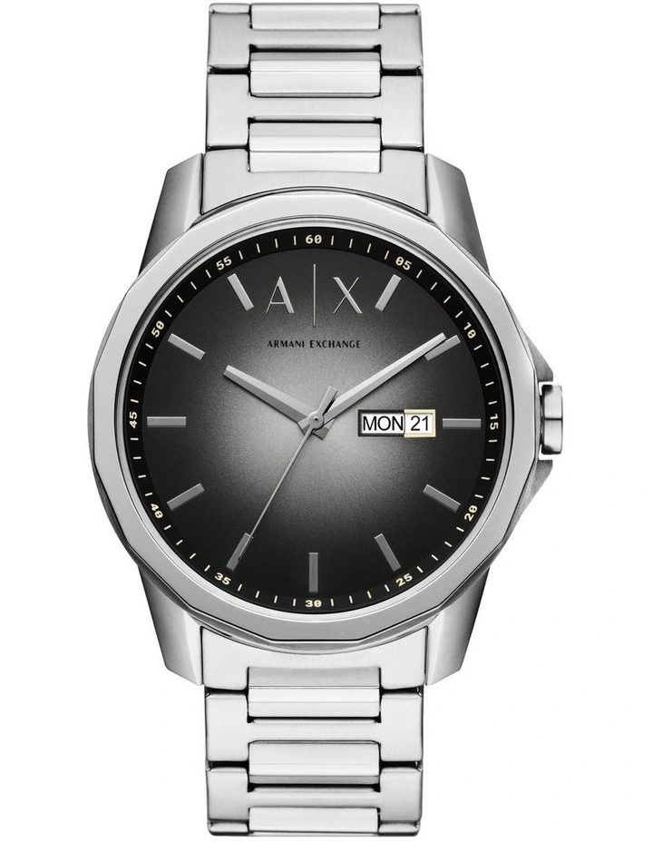 Banks Analogue Watch AX1764 in Silver-Tone