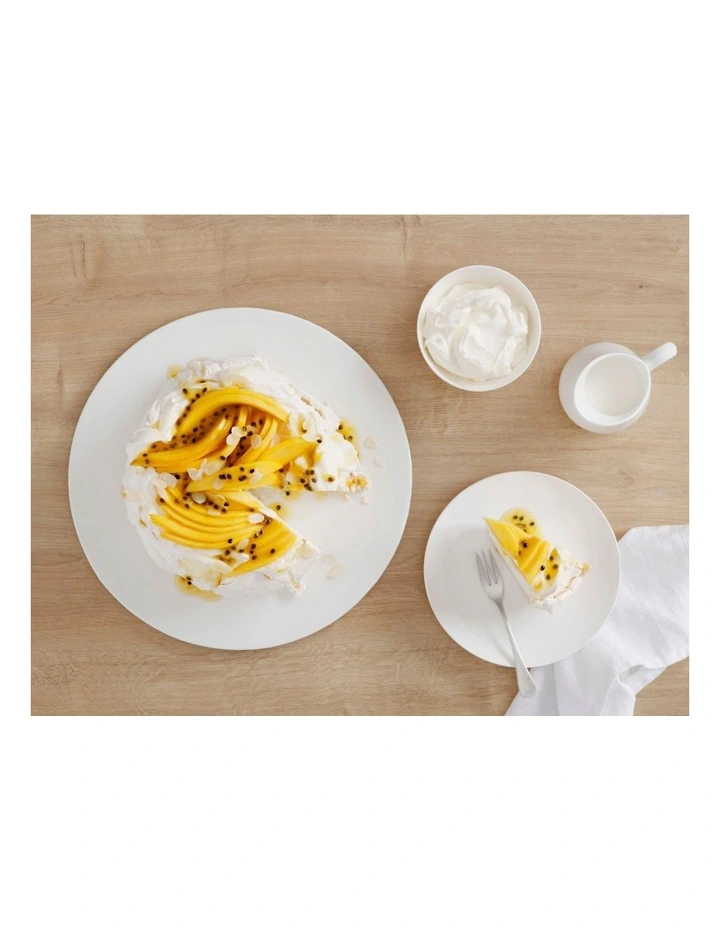 Basics Pavlova Plate Gift Boxed 34cm in White