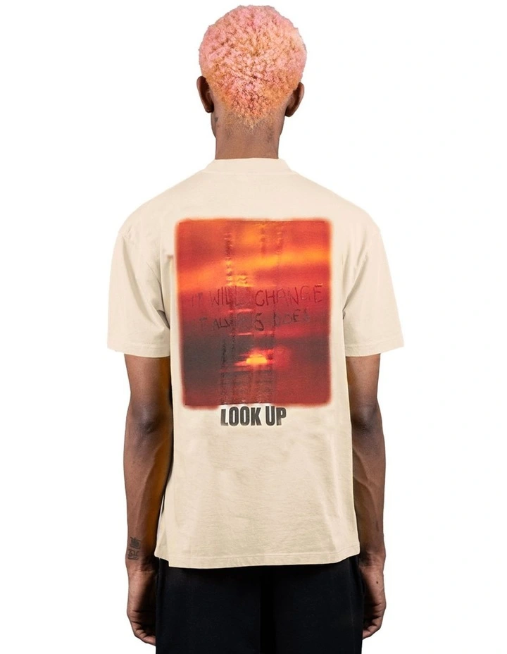 Look-Up T-shirt in Bone White