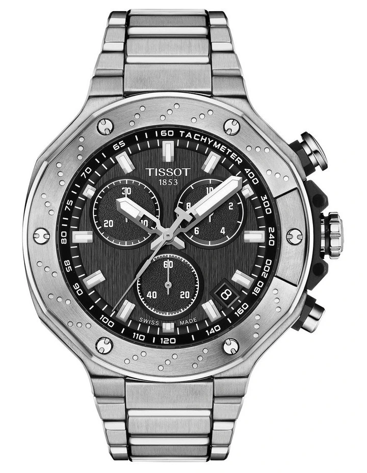 T-Race Chonograph T1414171105101 Watch in Black